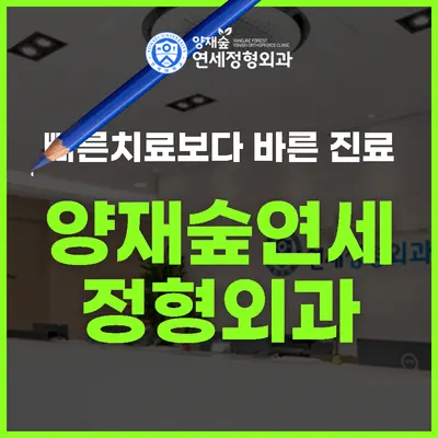 양재숲연세정형외과의원 — 施設がNaver Placeに載せた写真1